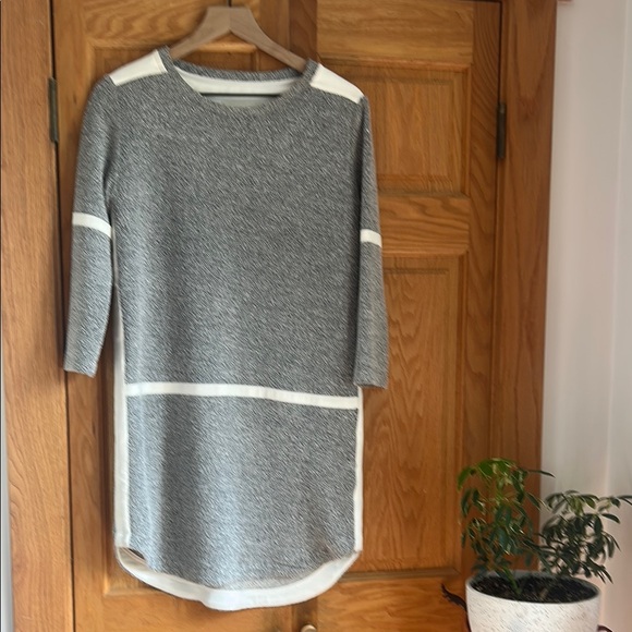 Public School Tops - Public School Gray and White Tunic Knit